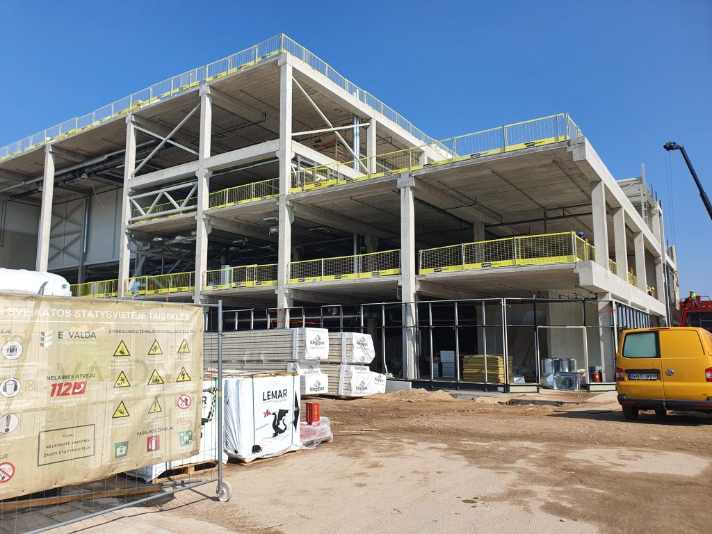 PC PIKAS (Ukmergės g. 221) - Shopping center - construction photos