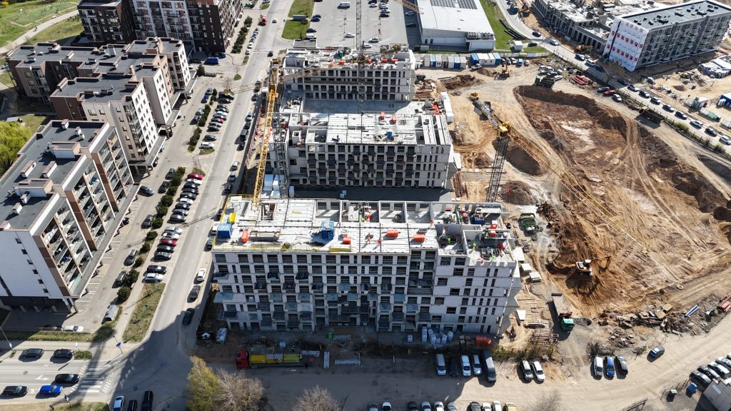 Just-in 1 etapas (A, B, C) (Justiniškių g. 126) - Daugiabutis - statybų nuotraukos