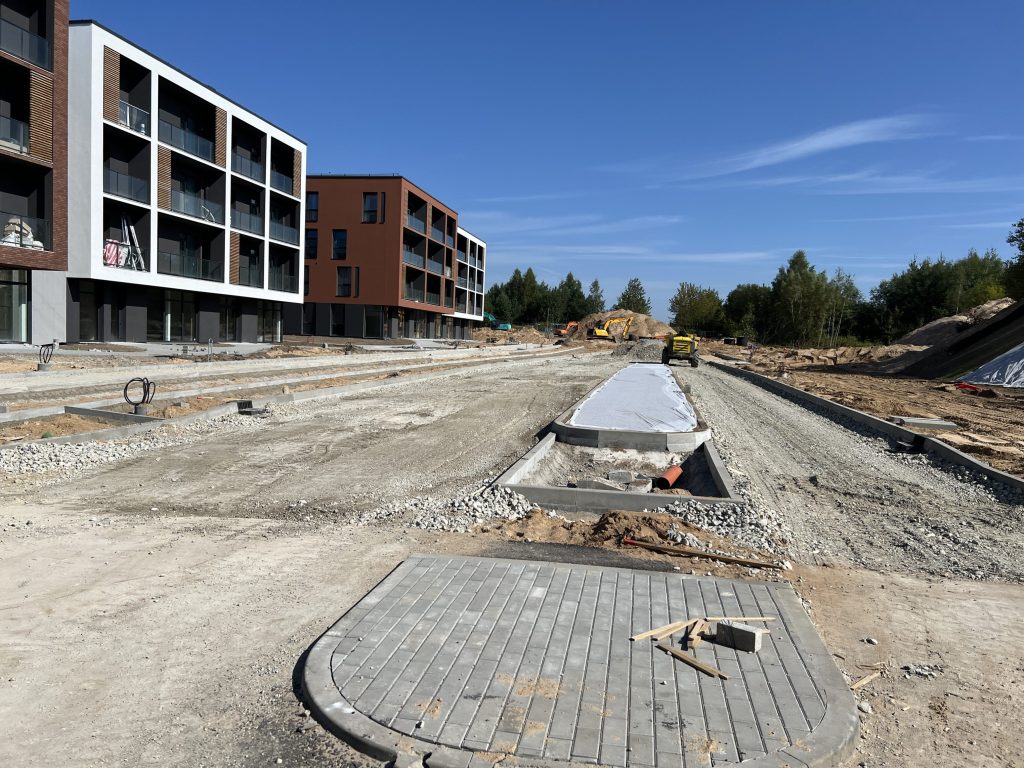 Karaliaučiaus g. atkarpa, Vištyčio g., J. Bretkūno g. atkarpa (Karaliaučiaus g., Vištyčio g., J. Bretkūno g.) - Bike path, Street - construction photos