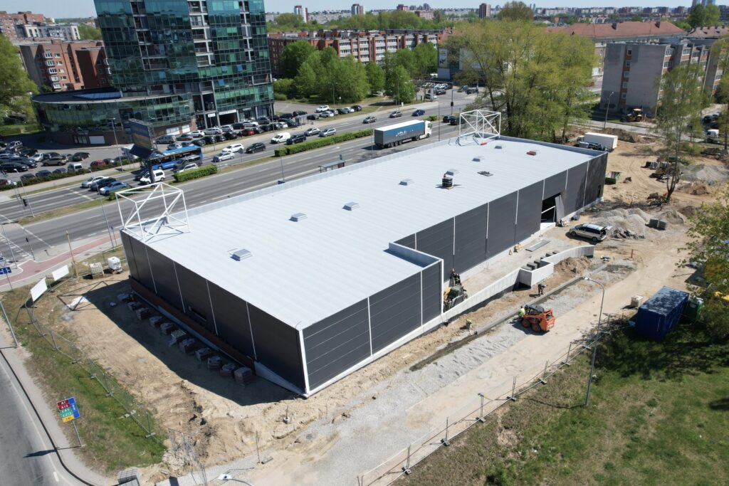 IKI Minijos (Minijos g. 100) - Food store - construction photos