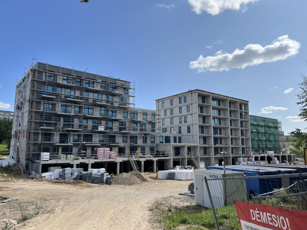 Eften Living Vilnius (Rygos g. 60) - Multi apartment - construction photos