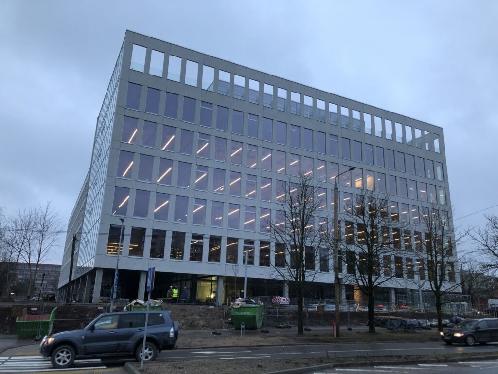 Freedom 36 (Laisvės pr. 36) - Office center - construction photos
