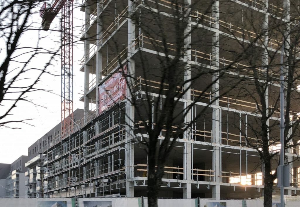 Žalgirio 94 (Žalgirio g. 94) - Office center - construction photos