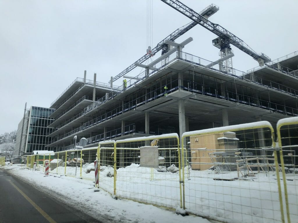 CORE (Ukmergės g. 126) - Office center - construction photos