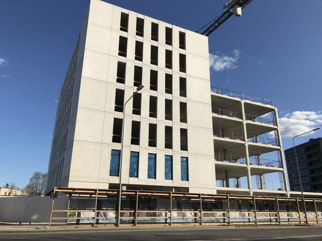 OFFICE 100 by Skraidenis (Panerių g. 49) - Office center - construction photos