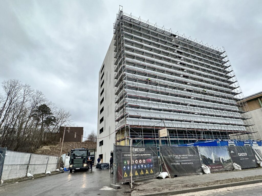 Centrinio archyvo priestatas (O. Milašiaus g. 23) - Administrative - construction photos