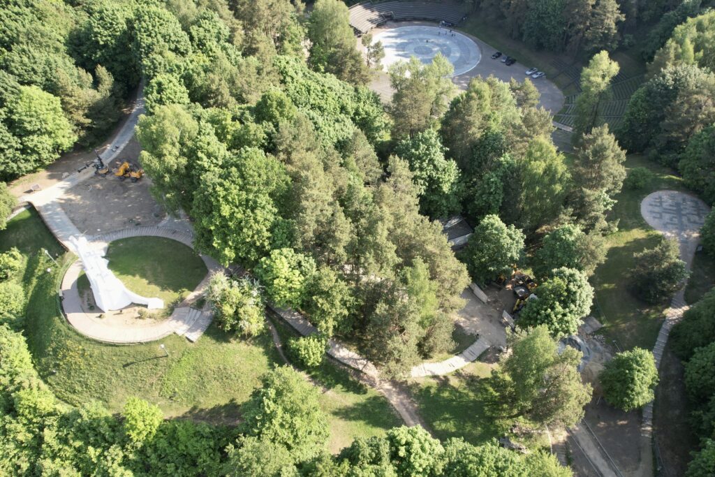 Kalnų parkas (Arsenalo g. 5) - Park - construction photos