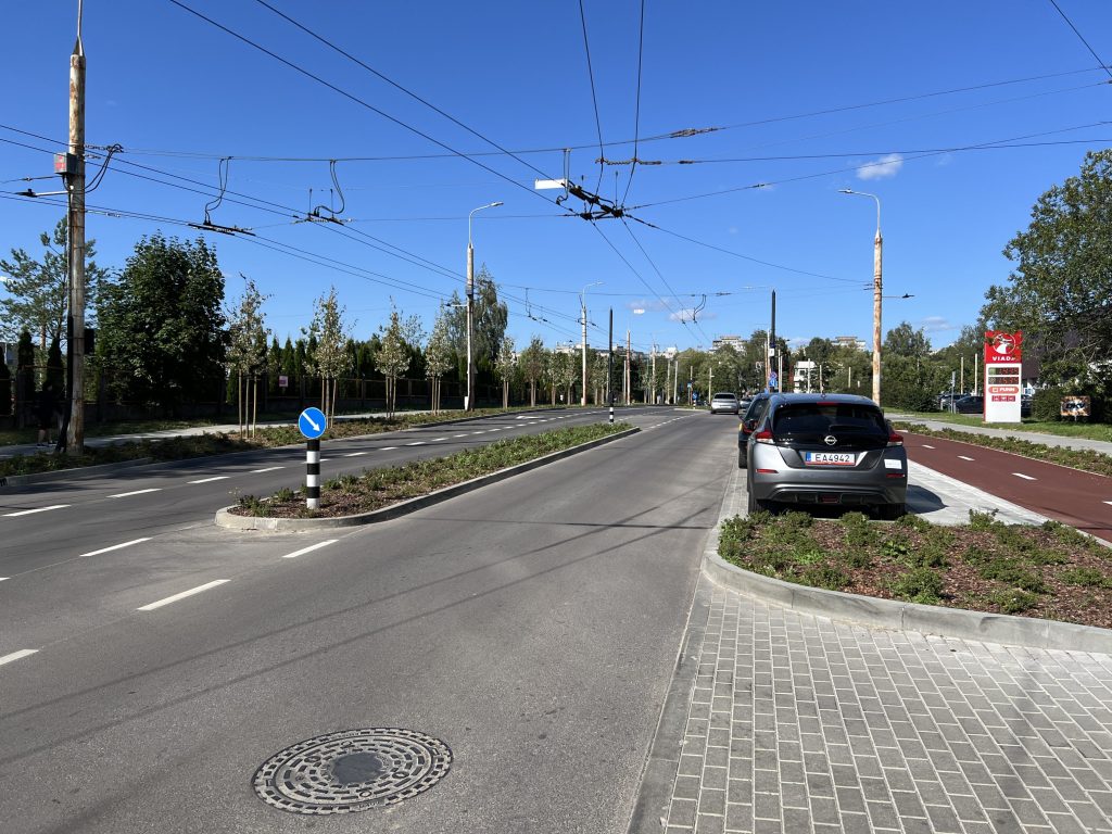 Viršilų g. nuo V. Lingio g. iki Justiniškių g. (Viršilų g.) - Bike path, Street - construction photos