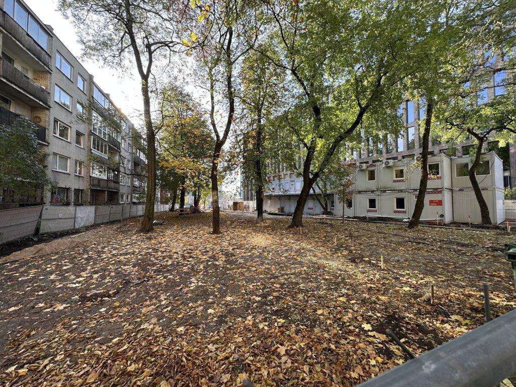 Algirdo g. 41 skveras (Algirdo g. 41) - Square - construction photos