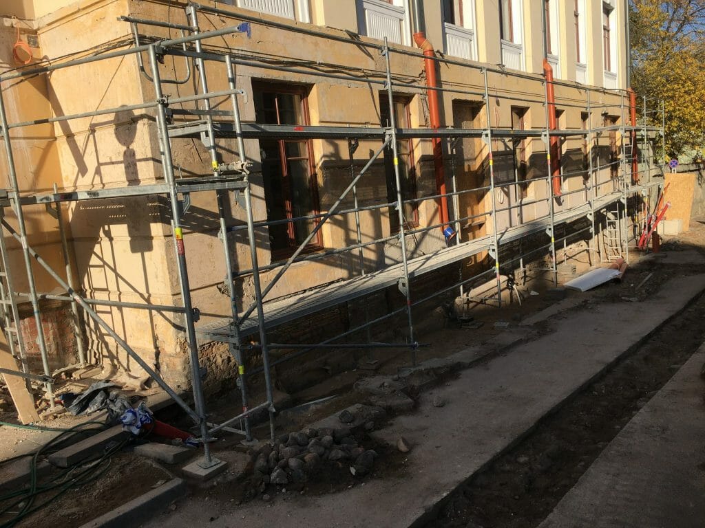 Radvilų rūmų pietų korpuso ir rytų paviljono atkūrimas (Vilniaus g. 24) - Museum - construction photos