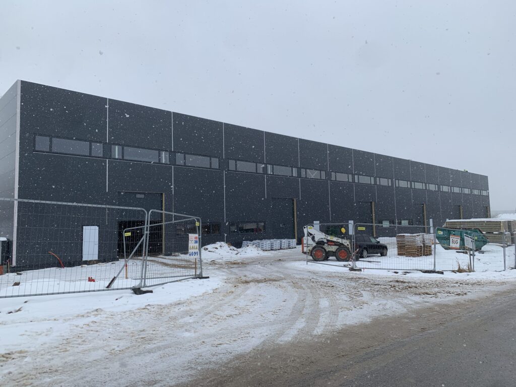 West Garden 1 etapas (Vakarinė g. 2) - Warehouse / Distribution center - construction photos