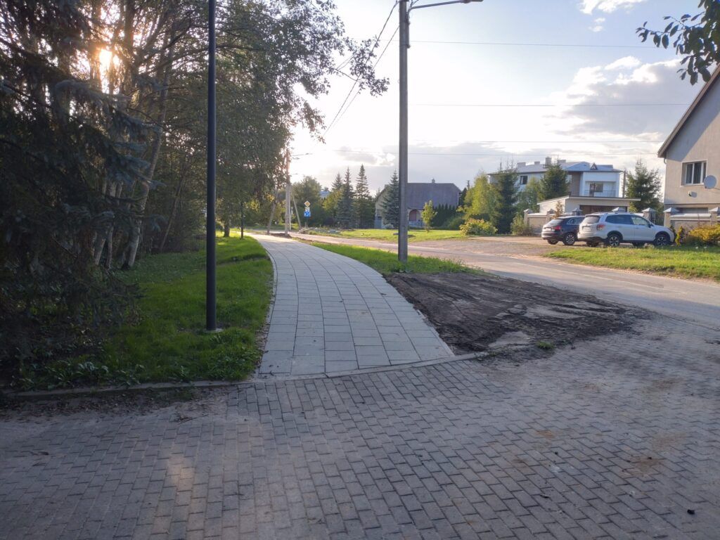 Lietaus gatvės atkarpa (Lietaus g.) - Street - construction photos