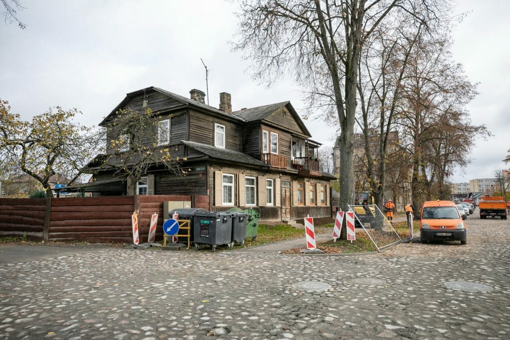 Giedraičių ir S. Fino g. (Giedraičių g.) - Bike path, Street - construction photos