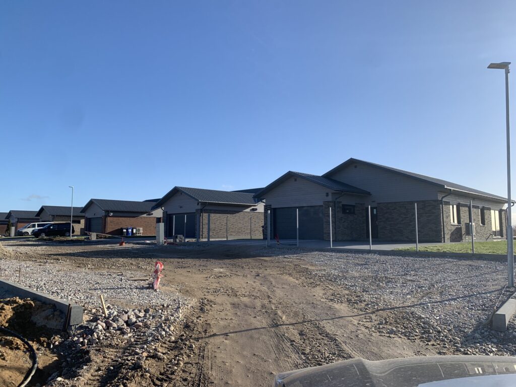 Saulės kalvos (Akacijų g. 1, 2, 3, 4, 5, 6, 7, 8, 9, 10, 11, 12, 13, 14, 15, 16, 17, 18, 19, 20, 21, Jazminų g. 1, 3, 5, 7, 9, 11, 13, 15, 17) - Private house community - construction photos