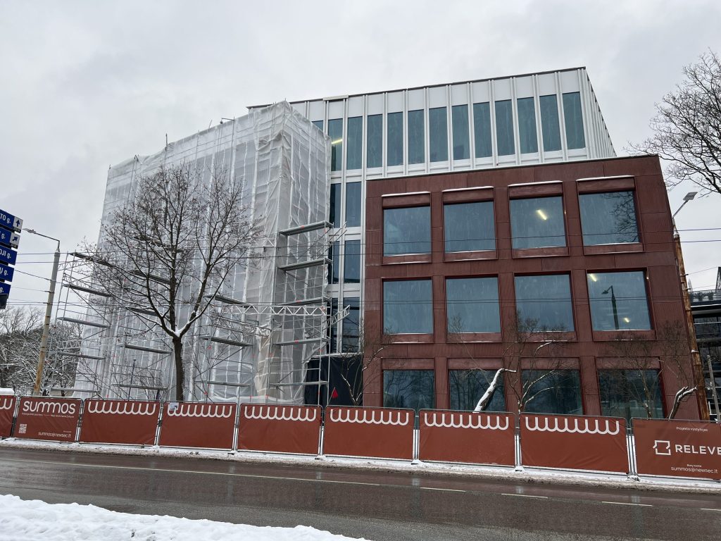 Summos (Lapių g. 3) - Office center - construction photos
