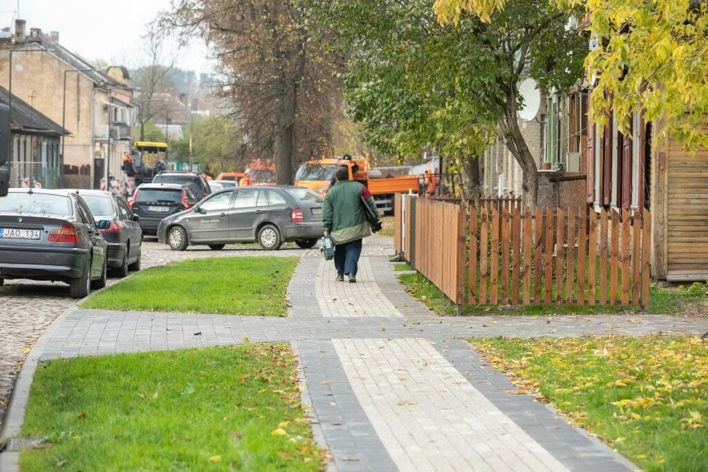 Giedraičių ir S. Fino g. (Giedraičių g.) - Bike path, Street - construction photos
