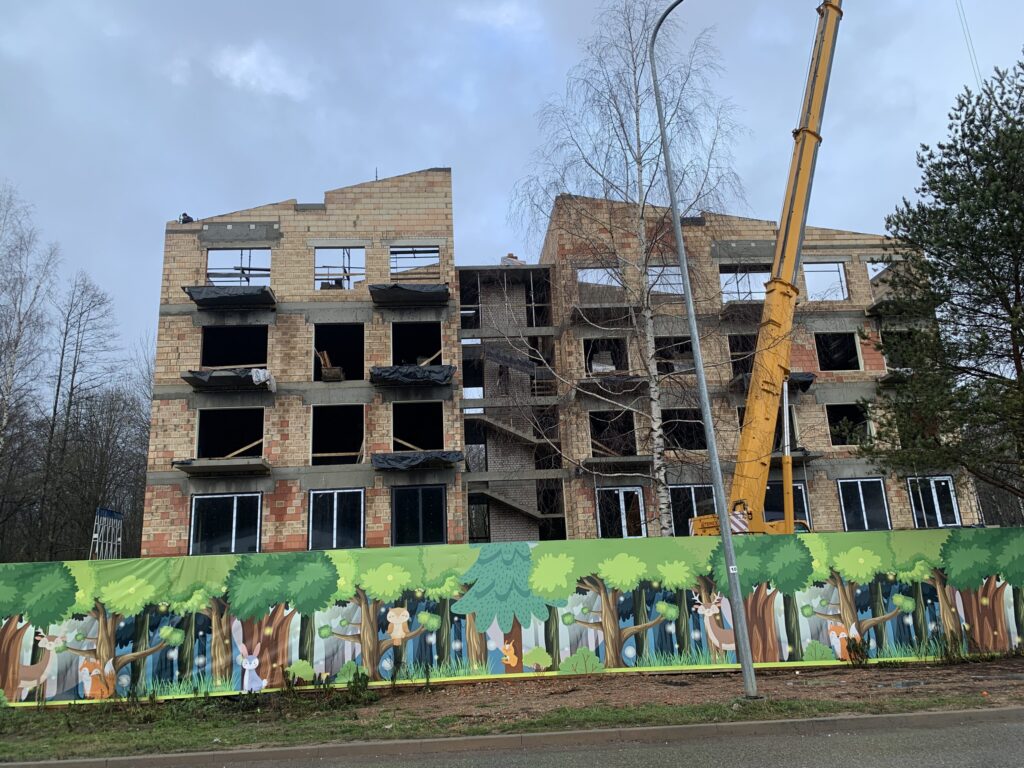 Arčiau miško 1 etapas (1C, 1D) (Girios g. 1G) - Multi apartment - construction photos