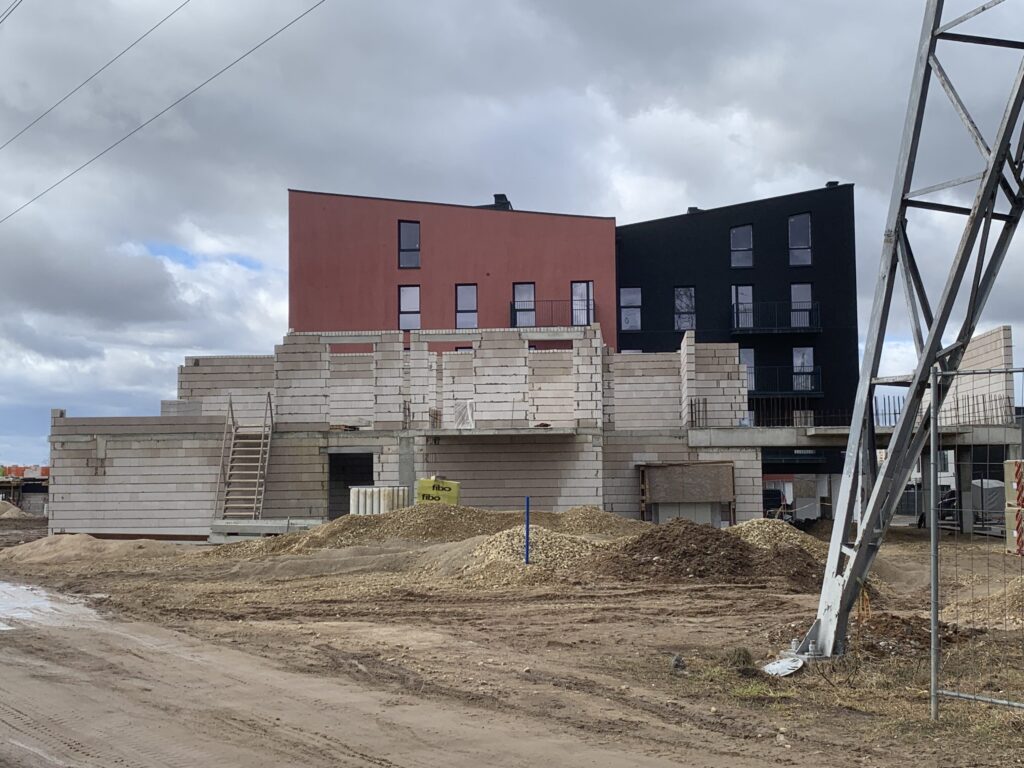 Naujapilis 1 etapas (Amsterdamas, Atėnai, Lisabona) (Žeimenos g. 147) - Multi apartment - construction photos