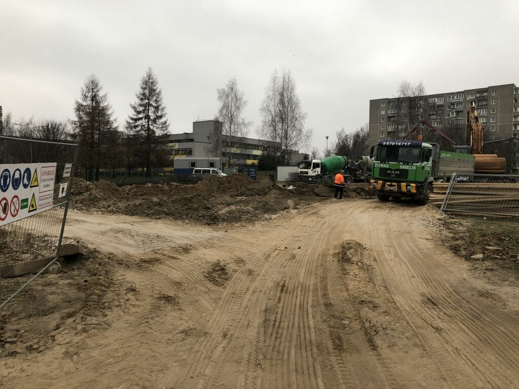 Taikos alėja (Taikos g. 157B) - Multi apartment - construction photos