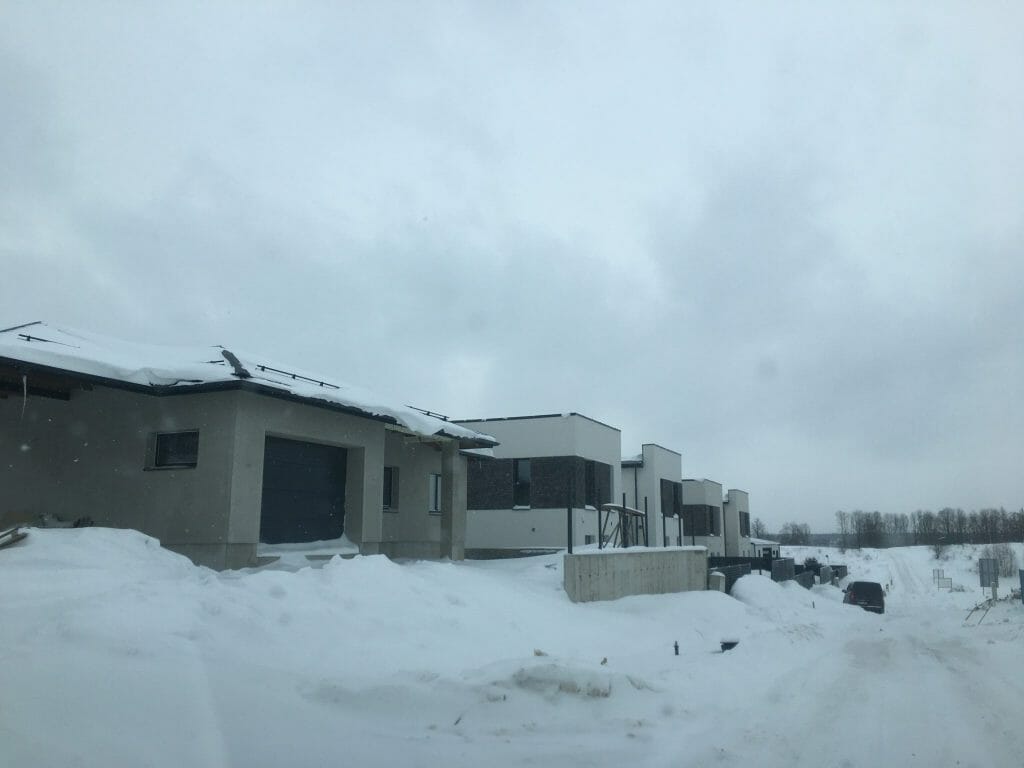 Ilgai ir laimingai (Užutrakio g. 14, 16, 17, 18, 19) - Row housing - construction photos