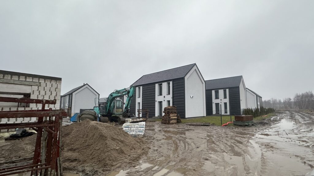 Vaivorykštės g. 23 (Vaivorykštės g. 23) - Row housing - construction photos