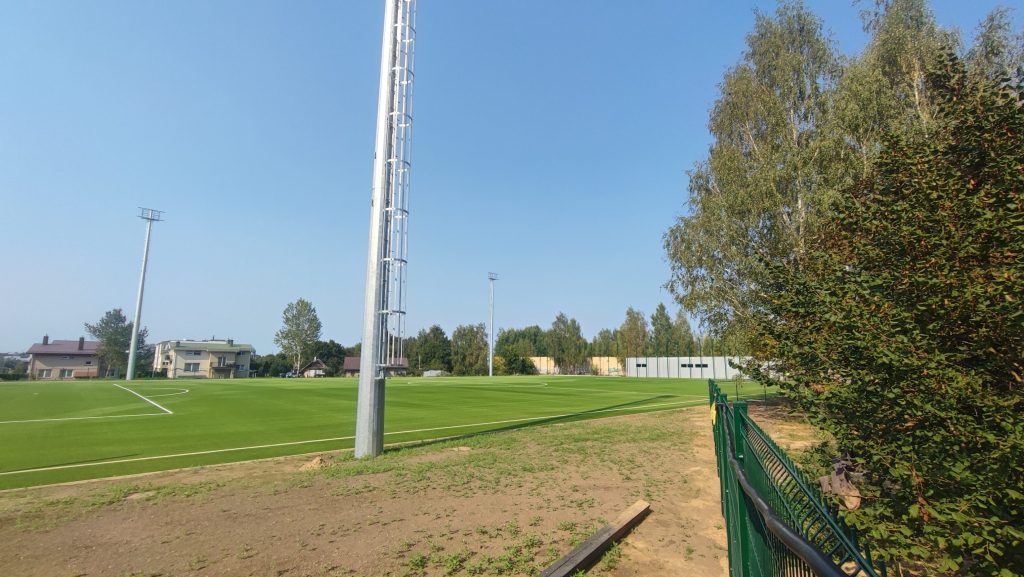 Mykolo Biržiškos gimnazijos futbolo stadionas (Taikos g. 81) - Sports field or court - construction photos