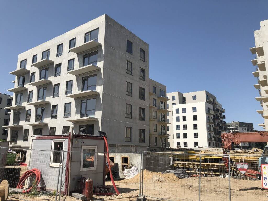 Linkmenų ežerai 3 etapas (Linkmenų g. 58) - Multi apartment - construction photos