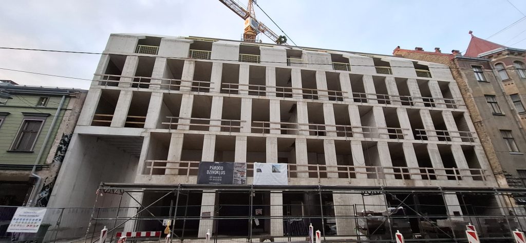 Skolas 17 (Skolas iela 17) - Multi apartment - construction photos