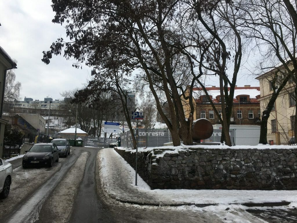 Vingrių šaltinių skveras (Vingrių g.) - Square - construction photos