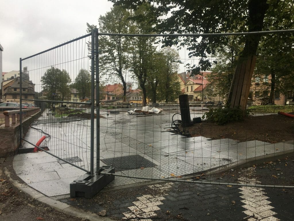 Ferdinando skveras (Jūros g., Gegužės g., Bokštų g., Krovėjų g.) - Square - construction photos