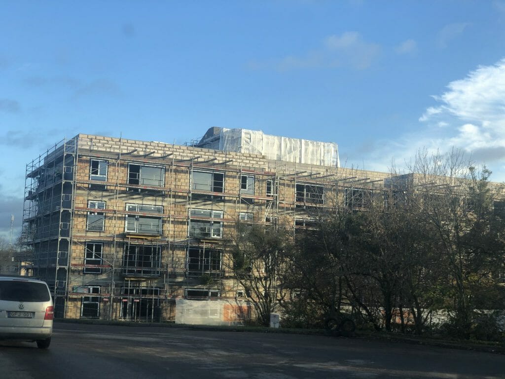 Arčiau Nemuno (Vokiečių g. 166) - Daugiabutis - statybų nuotraukos
