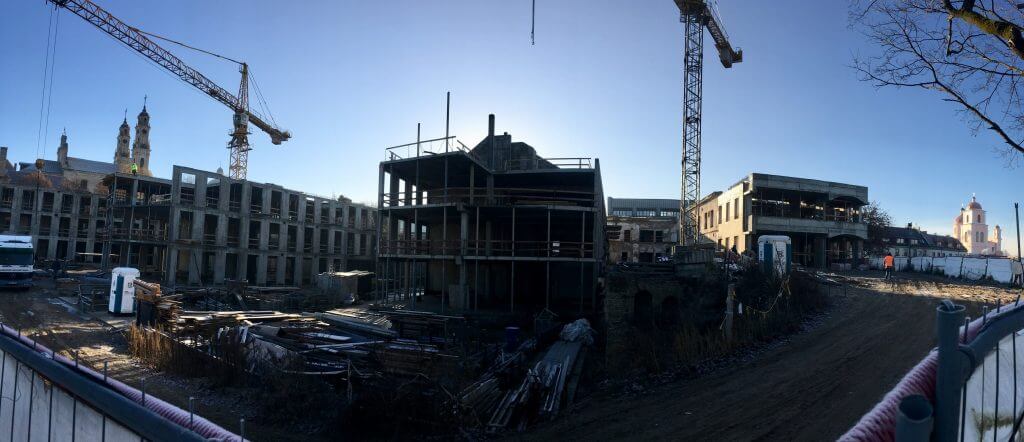 Misionierių sodai (Subačiaus g. 20) - Multi apartment - construction photos