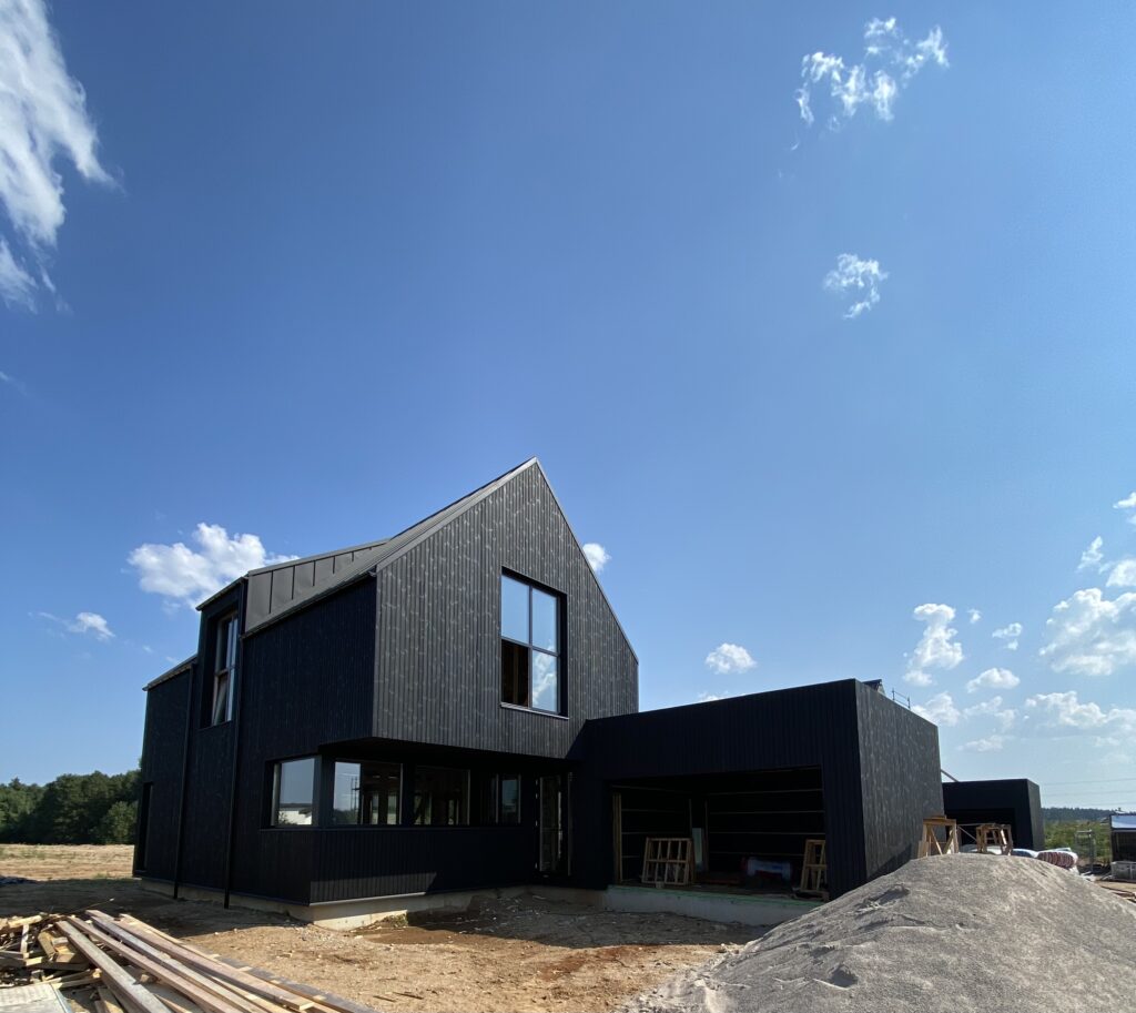 12 bičiulių (Aušros g. 1, 3, 5, 7, 9, 11, 13, 15, Pabalių k.) - Private house community - construction photos