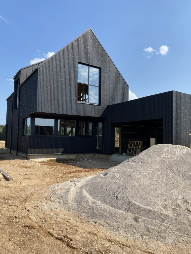 12 bičiulių (Aušros g. 1, 3, 5, 7, 9, 11, 13, 15, Pabalių k.) - Private house community - construction photos