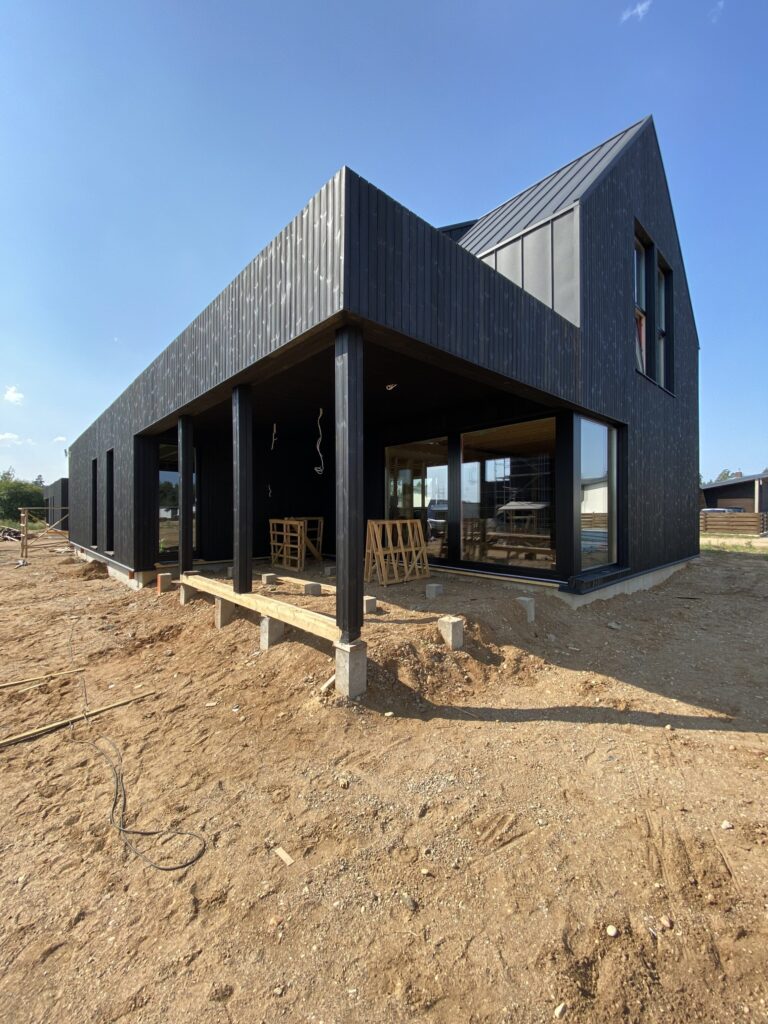 12 bičiulių (Aušros g. 1, 3, 5, 7, 9, 11, 13, 15, Pabalių k.) - Private house community - construction photos