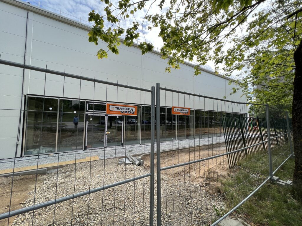 Vilijos darželio sporto salė (Taikos g. 15) - Sports arena - construction photos