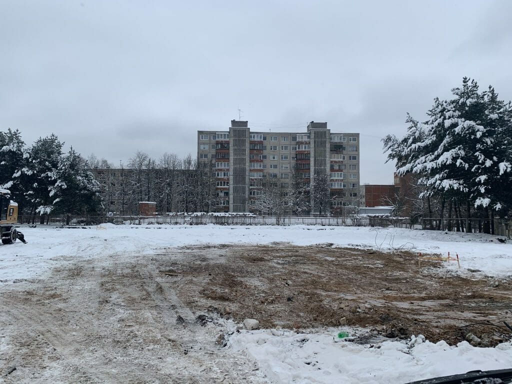 Jomanto parkas 1-2 etapai (Baltupio g. 61A) - Multi apartment - construction photos