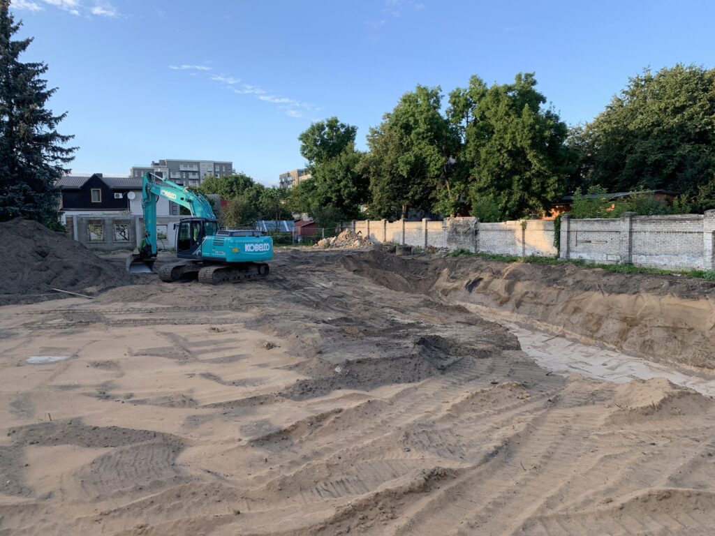 Šnipiškių perspektyvos 2 etapas (Šatrijos g. 7) - Multi apartment - construction photos