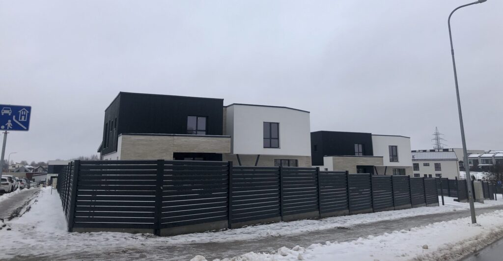 Armėnų namai (Armėnų g. 2, 14, 19 / Savičiūnų g. 3, 5, 7) - Row housing - construction photos