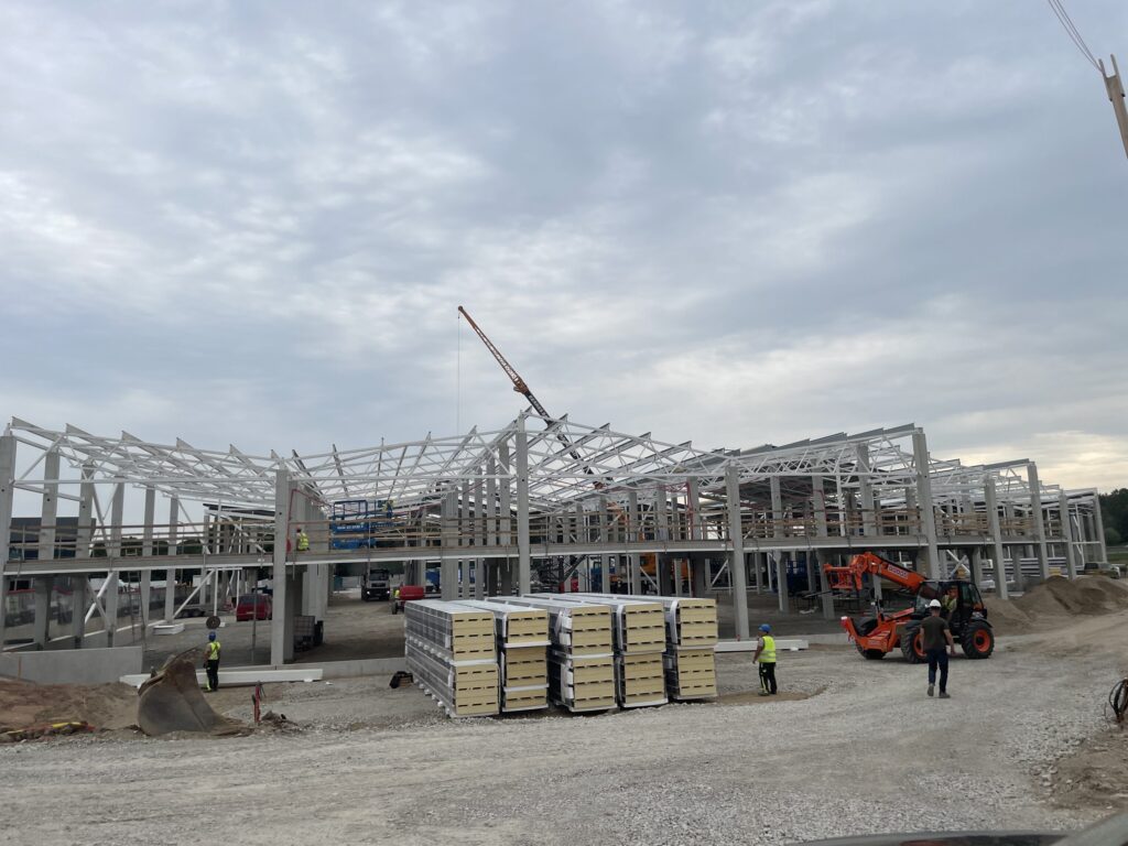 Stockholm (B. Brazdžionio g. 25A) - Shopping center - construction photos