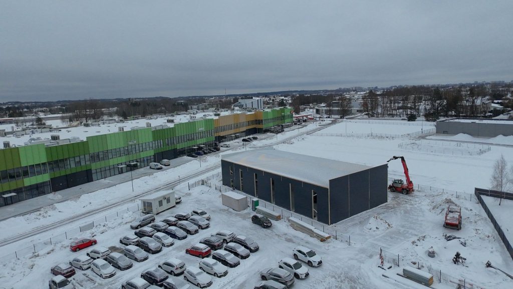 Ožiarūčių g. 8 (Ožiarūčių g. 8) - Ne maisto parduotuvė, Sandėlys / Platinimo centras - statybų nuotraukos