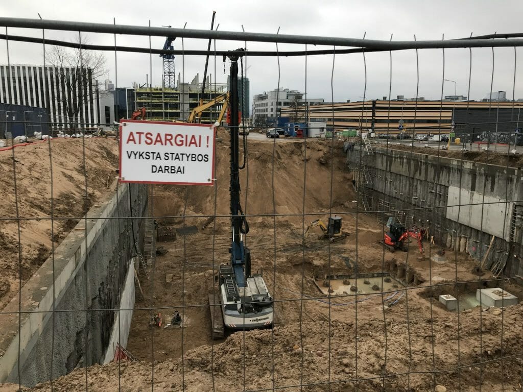 CORE (Ukmergės g. 126) - Office center - construction photos