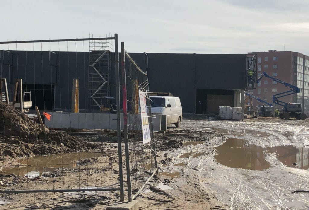 Rimi Pavilnionių g. (Pavilnionių g. 22) - Pārtikas veikals - būvdarbu attēli