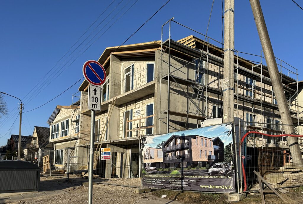 Batoro 34 (Stepono Batoro g. 34) - Multi apartment, Office center - construction photos