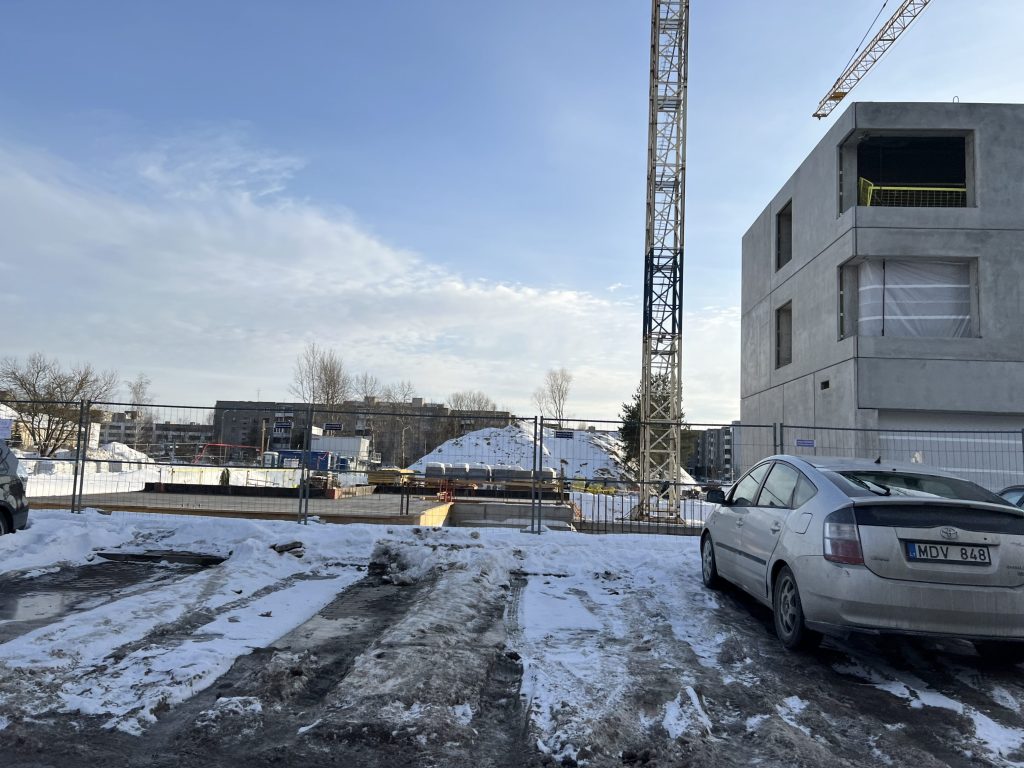 Martyno namai 4 etapas (M. Mažvydo g. 26, Pajautos g. 4A) - Daugiabutis - statybų nuotraukos