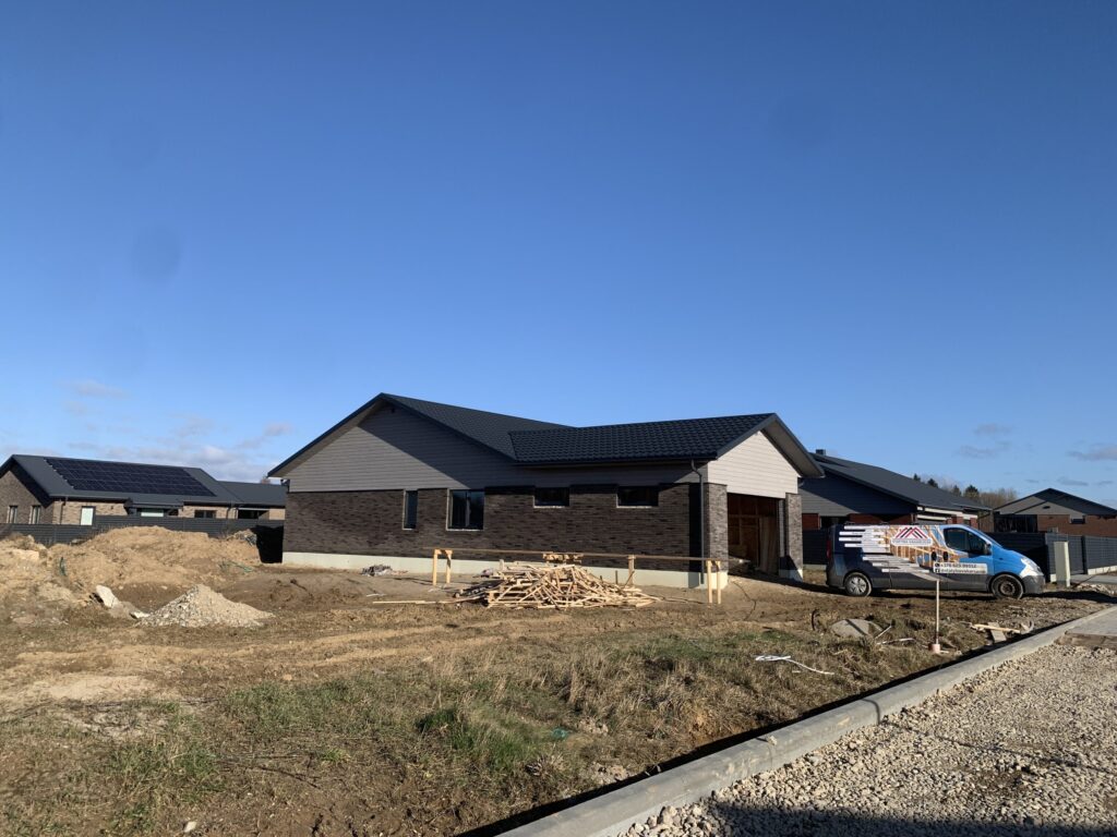 Saulės kalvos (Akacijų g. 1, 2, 3, 4, 5, 6, 7, 8, 9, 10, 11, 12, 13, 14, 15, 16, 17, 18, 19, 20, 21, Jazminų g. 1, 3, 5, 7, 9, 11, 13, 15, 17) - Private house community - construction photos