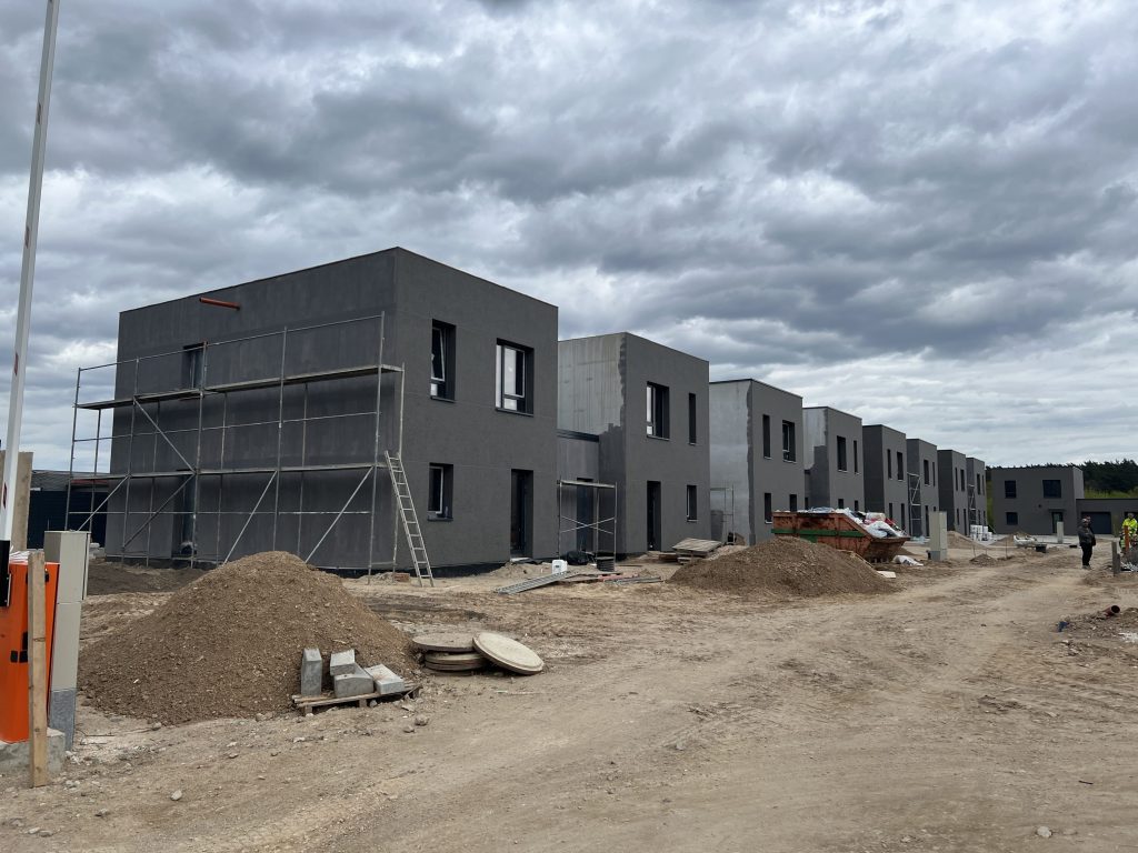Neries krantinė (Kaunas) (Panerių g. 318) - Row housing - construction photos