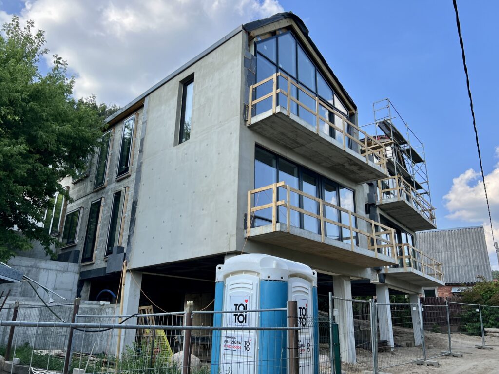 Paribio g. 13 (Paribio g. 13) - Multi apartment - construction photos