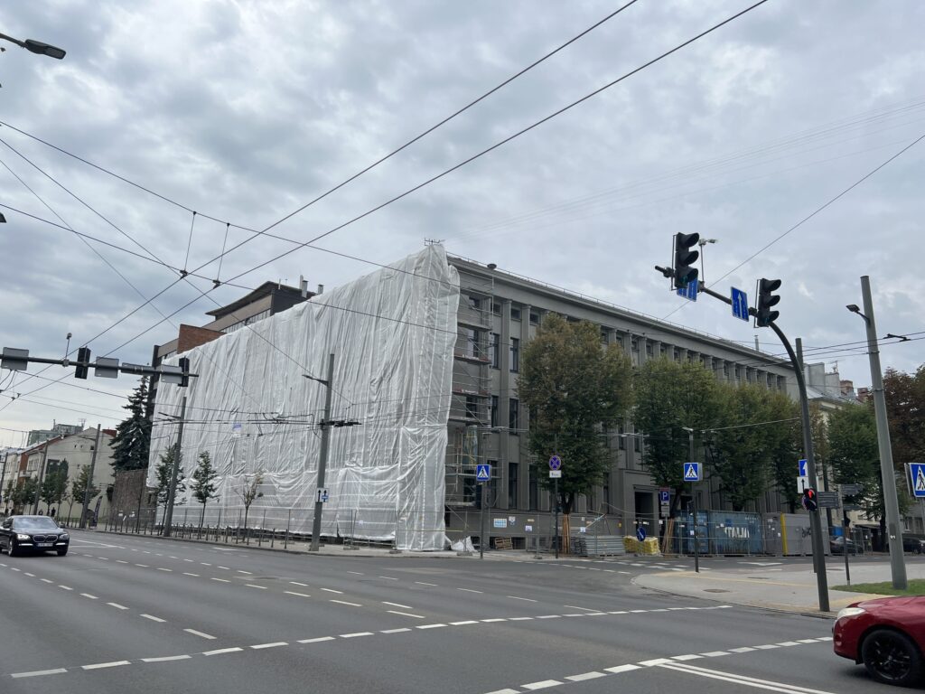Kauno kultūros centras (Vytauto pr. 79) - Cultural center - construction photos