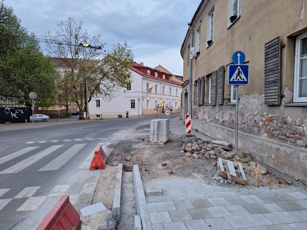 Tilto g., Ž. Liauksmino g. remontas 2 etapas (Tilto g., Ž. Liauksmino g.) - Street - construction photos